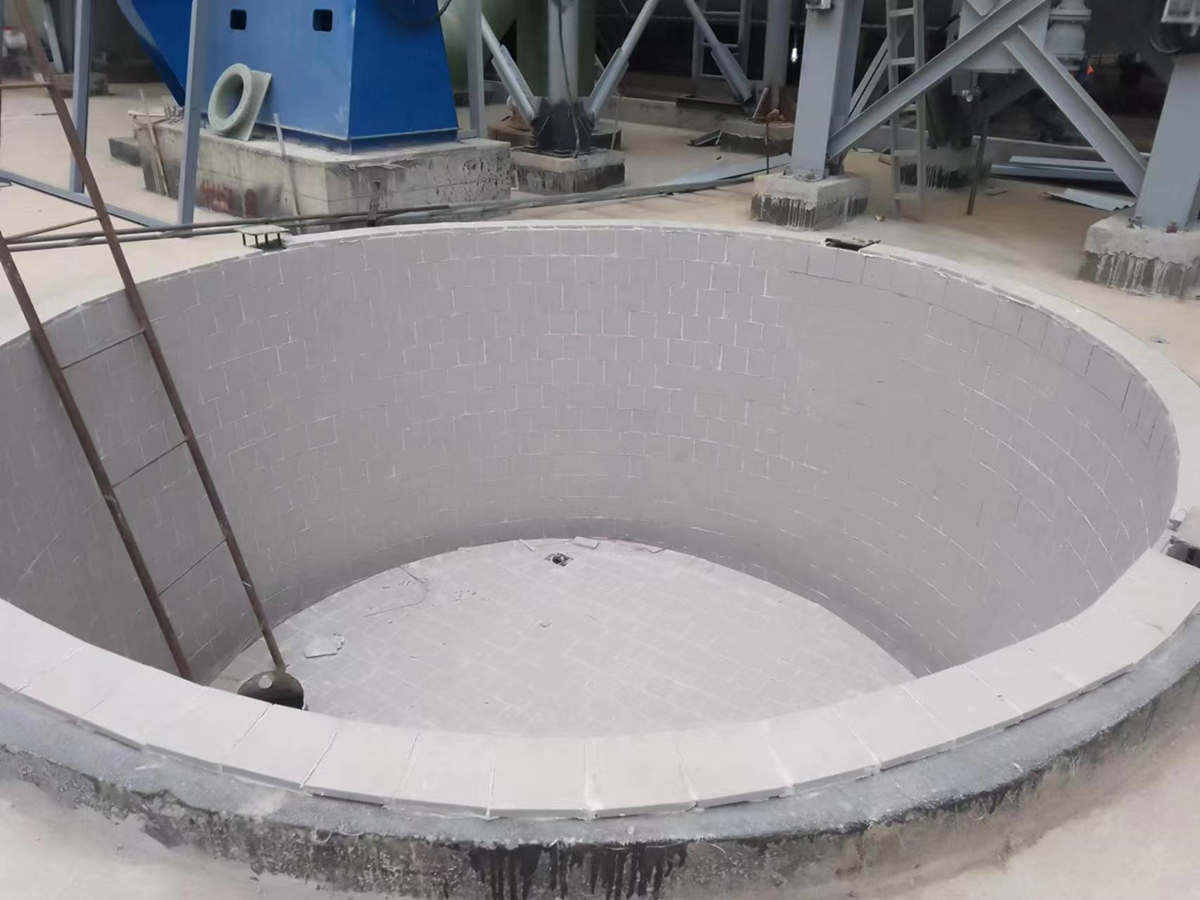 罐体内耐酸砖防腐